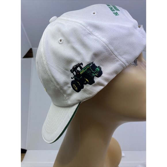John Deere Accessories Smith Tractor 5th K Products Hat Cap White